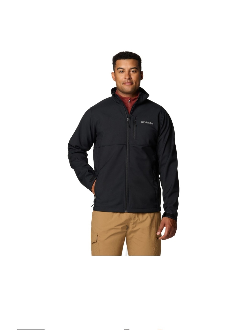 COLUMBIA Ascender Men's Black Performance Softshell Jacket | Medium